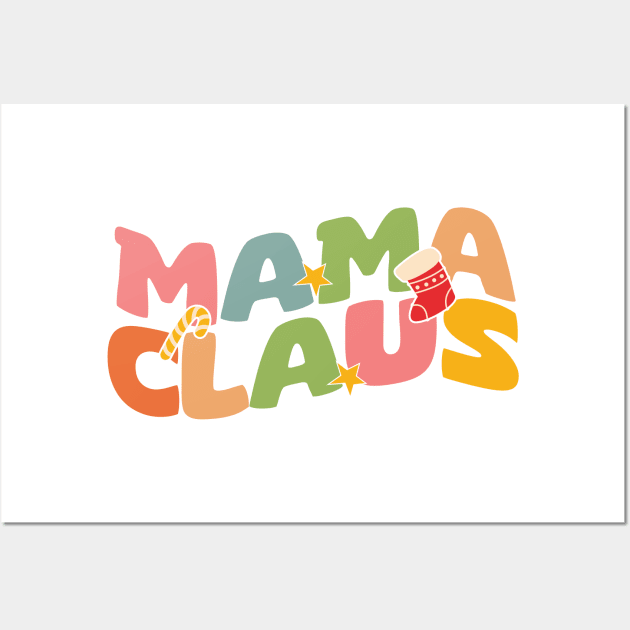 Mama Claus Wall Art by MZeeDesigns